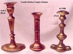 Candle holders Copper Antique finish